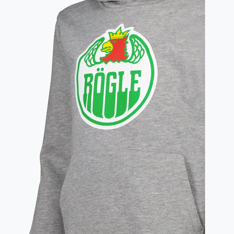 Rögle Logo JR huvtröja Grå