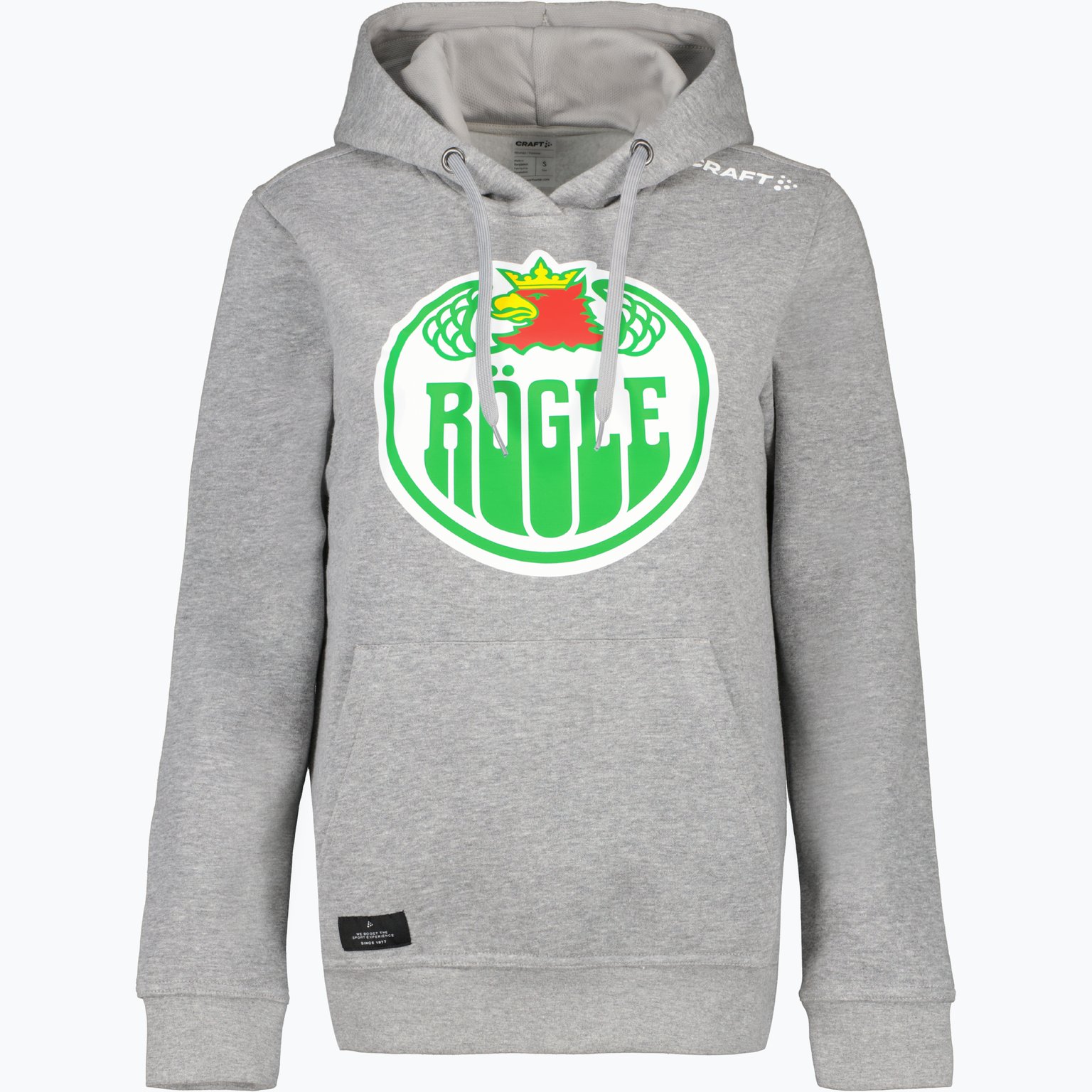 Rögle Logo W hoodie Grå