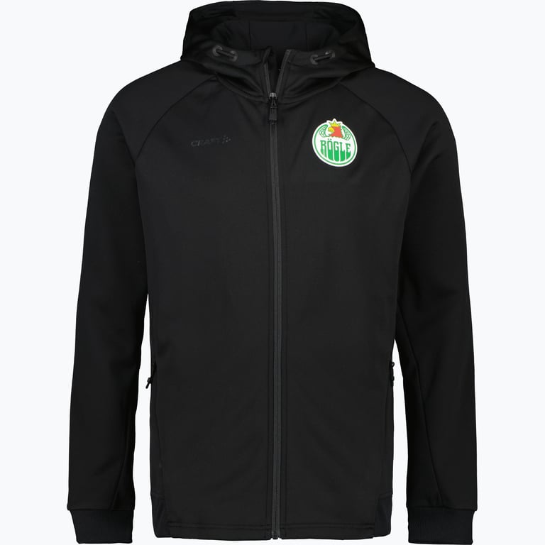 Rögle Travel Full-Zip M huvtröja Svart