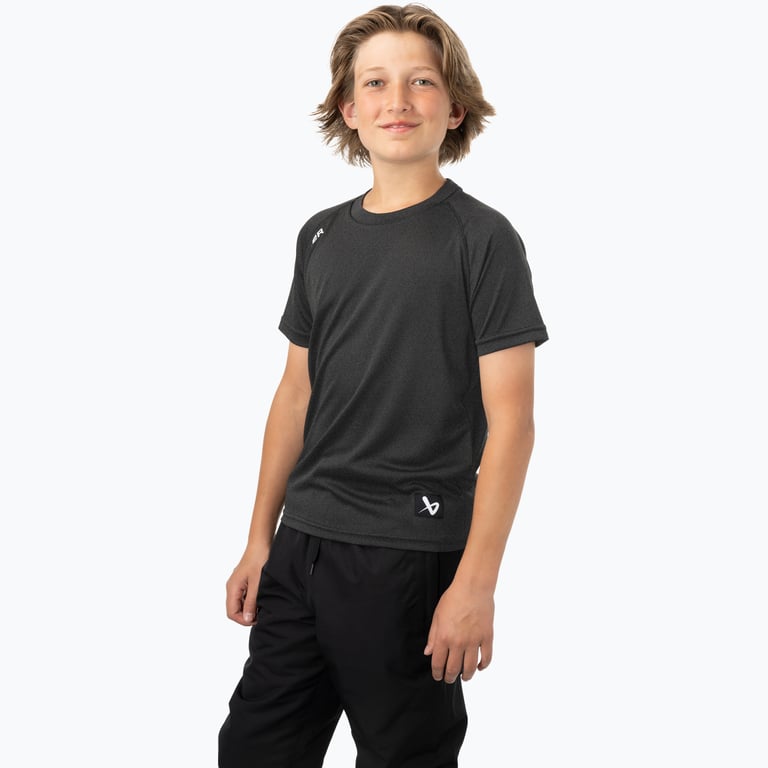 Bauer Hockey TEAM SS TECH TEE-YTH Svart