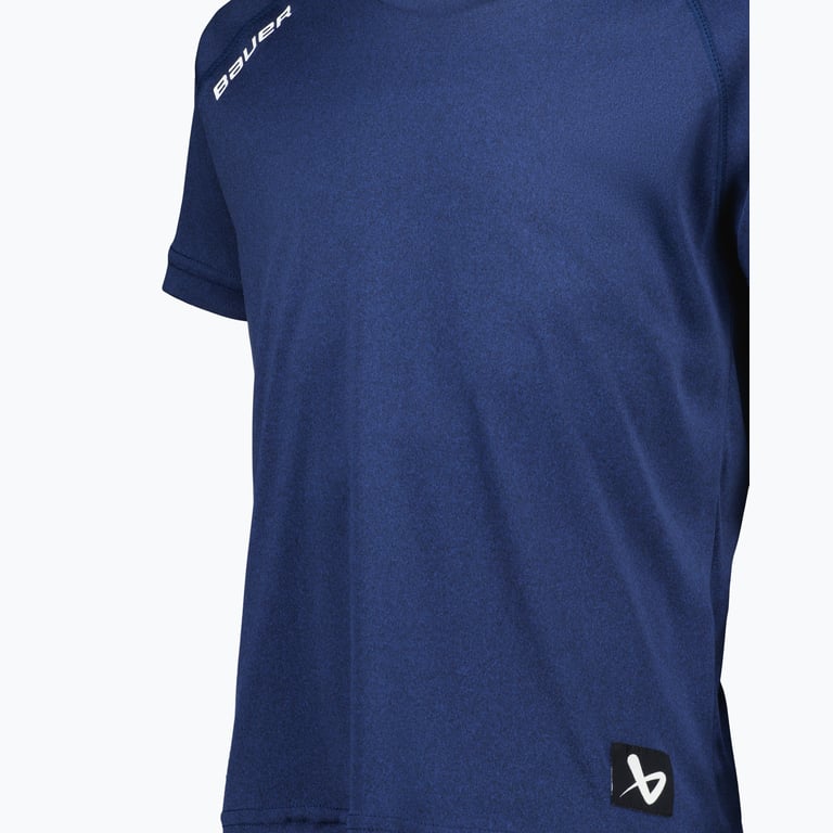 Bauer Hockey TEAM SS TECH TEE-YTH Blå