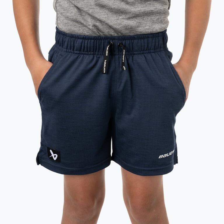 Bauer Hockey TEAM KNIT SHORT-YTH Blå