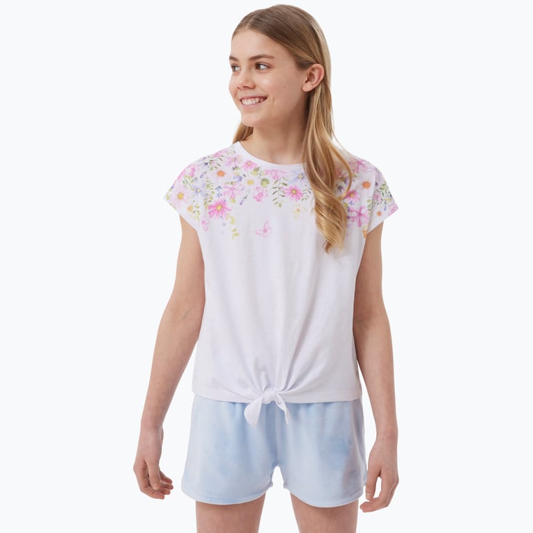 Firefly Flower JR t-shirt Vit