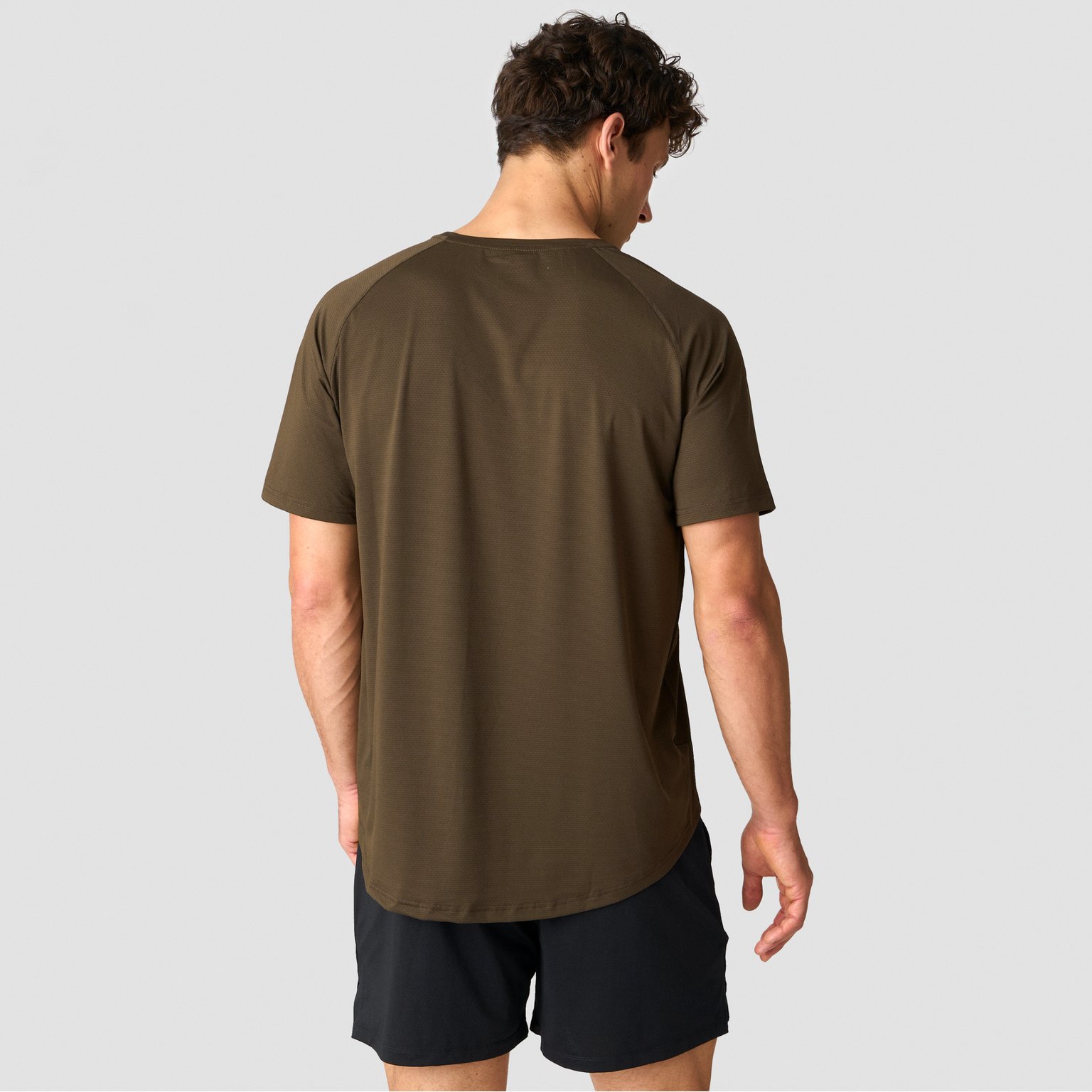 ICANIWILL Stride Raglan M träningst-shirt Brun