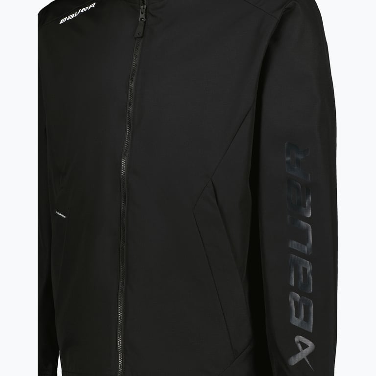 Bauer Hockey TEAM LIGHTWEIGHT JACKET-SR-BLK Svart