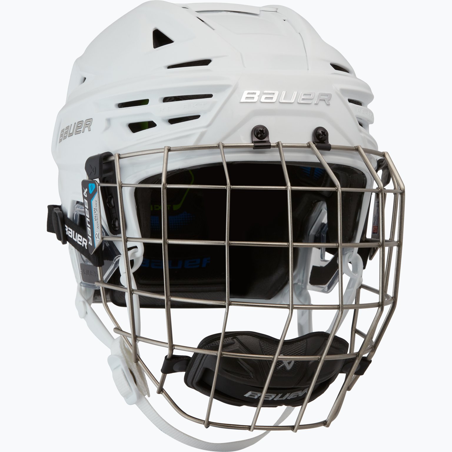 Bauer Hockey Re-akt 155 Combo SR hockeyhjälm Vit