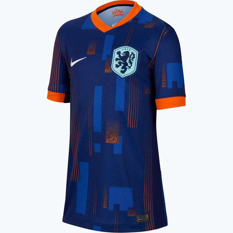 Nike Netherlands 24 Away JR matchtröja Blå