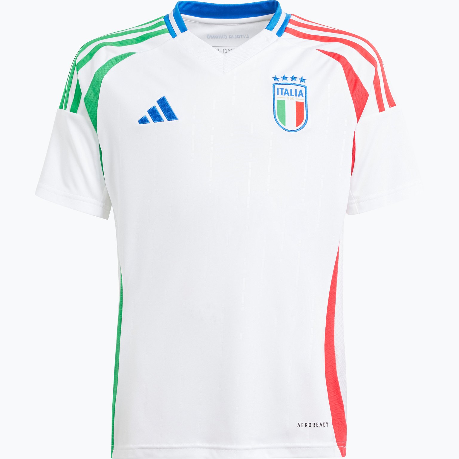 adidas Italy 24 Away JR matchtröja Vit