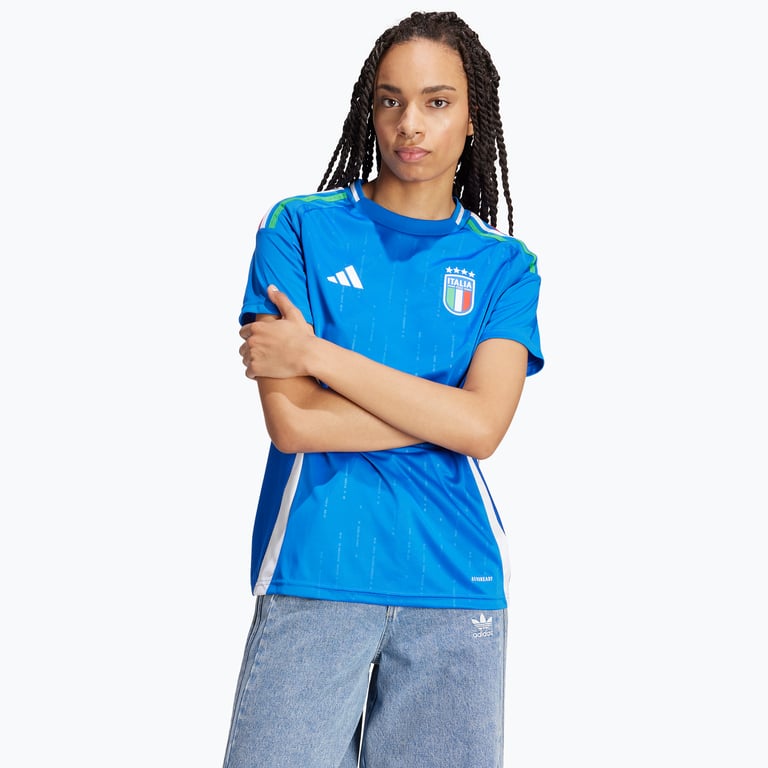 adidas Italy 24 Home W matchtröja Blå