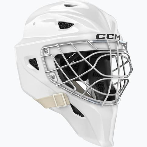 CCM Hockey Axis F5 JR målvaktshjälm Vit