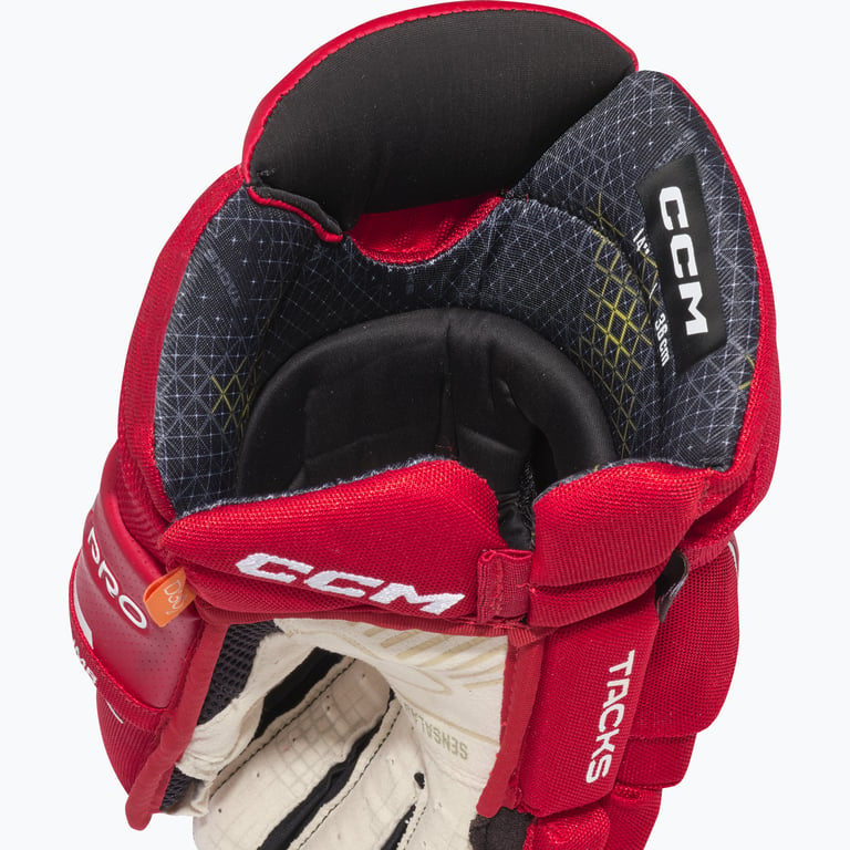 CCM Hockey Tacks XF Pro JR hockeyhandskar Röd