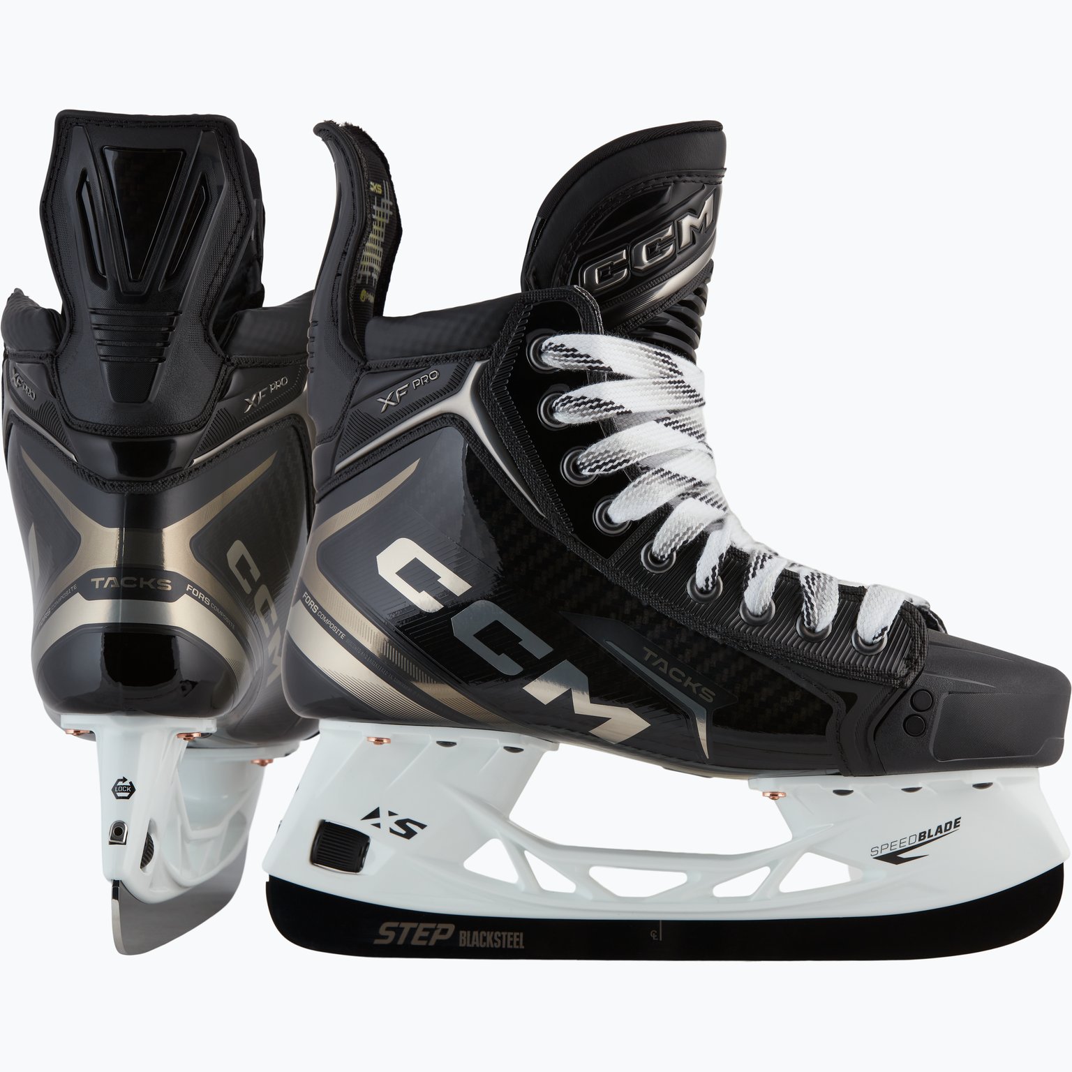 CCM Hockey Tacks XF Pro INT hockeyskridskor Svart