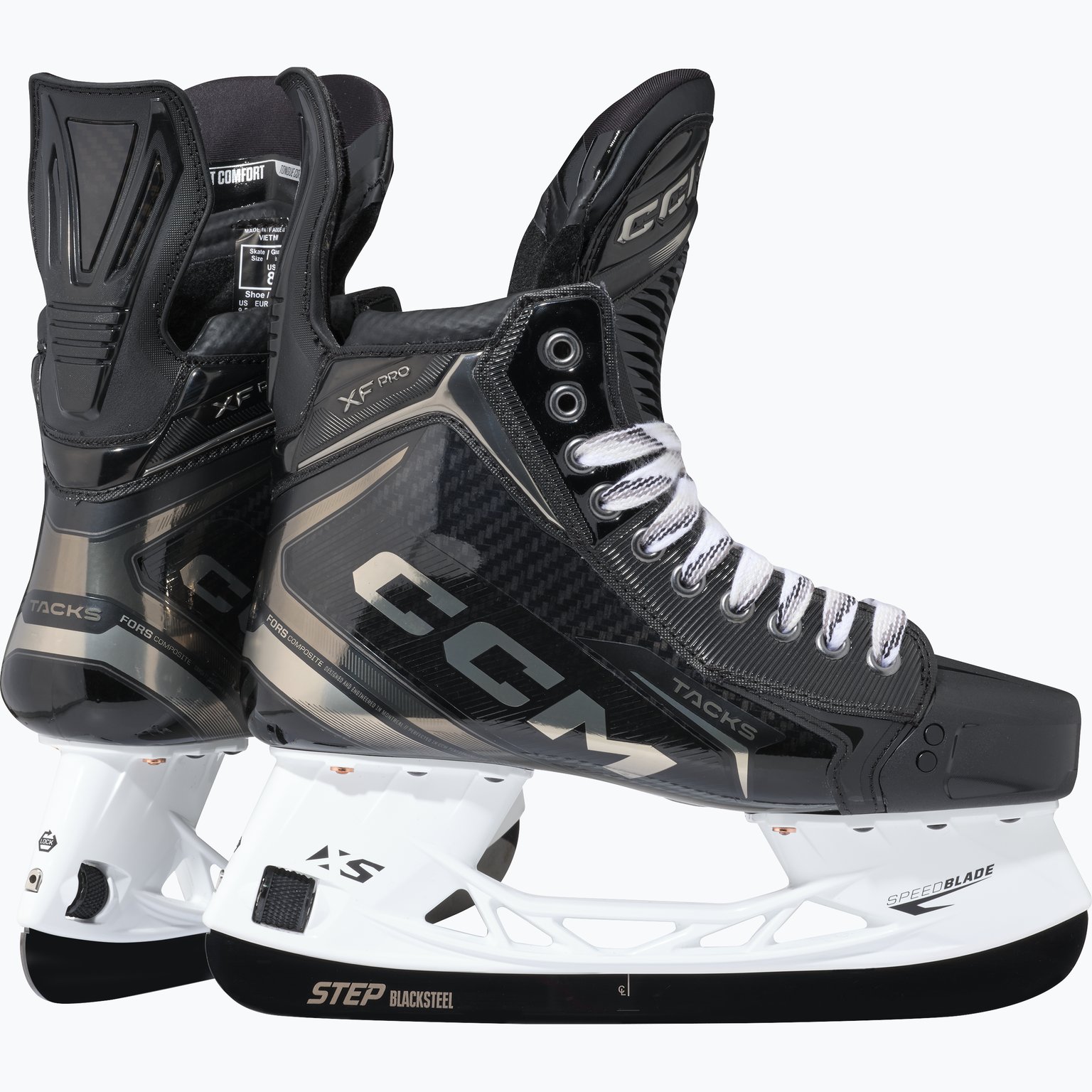 CCM Hockey Tacks XF Pro INT hockeyskridskor Svart