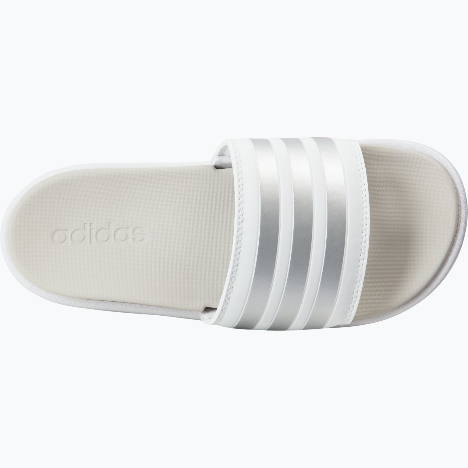 adidas Adilette Platform tofflor Vit