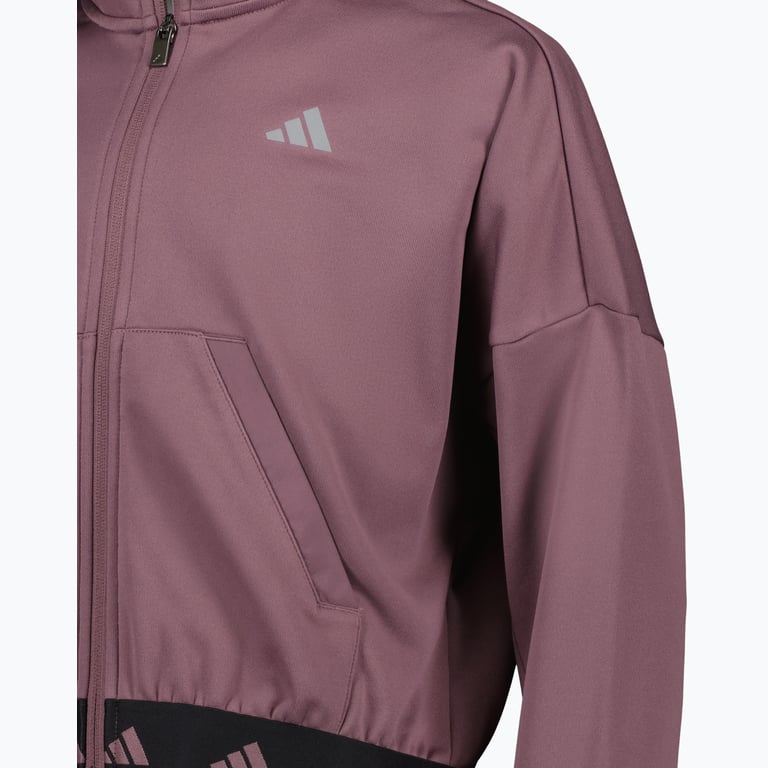 adidas Fleece Full-Zip JR jacka Rosa