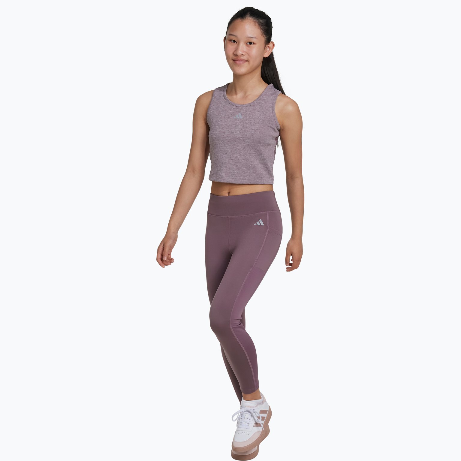 adidas Crop top JR träningströja Rosa