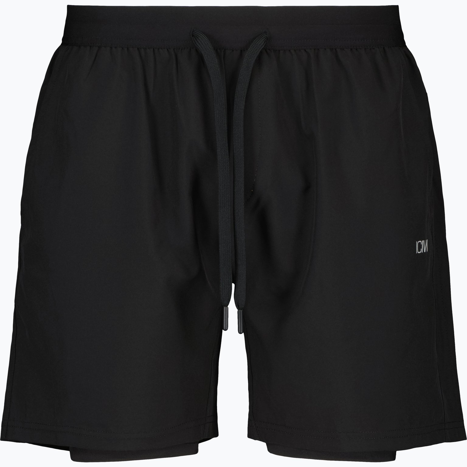 ICANIWILL Workout 2-in-1 M träningsshorts Svart