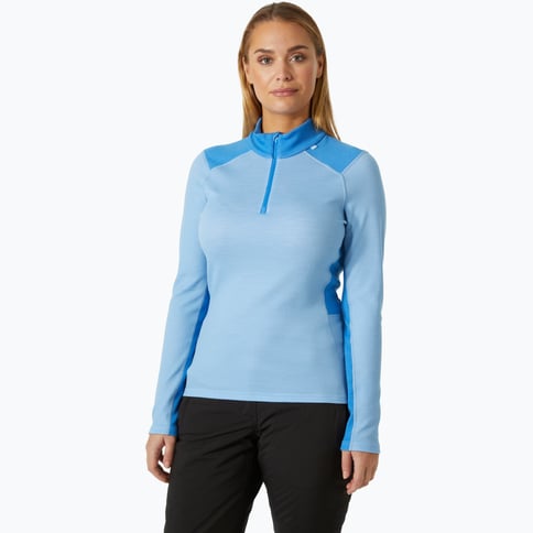 Helly Hansen Lifa Merino 1/2 zip W underställströja Blå