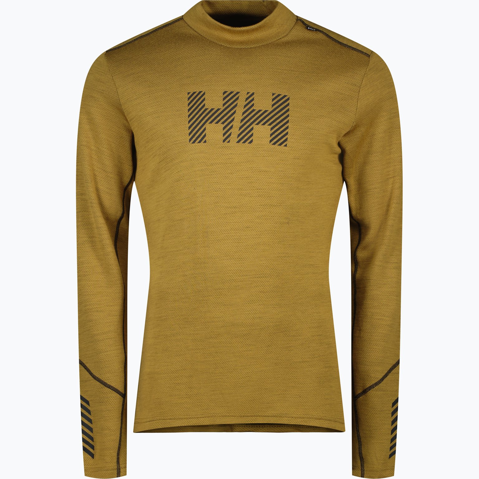 Helly Hansen Lifa Merino Logo M underställströja Gul