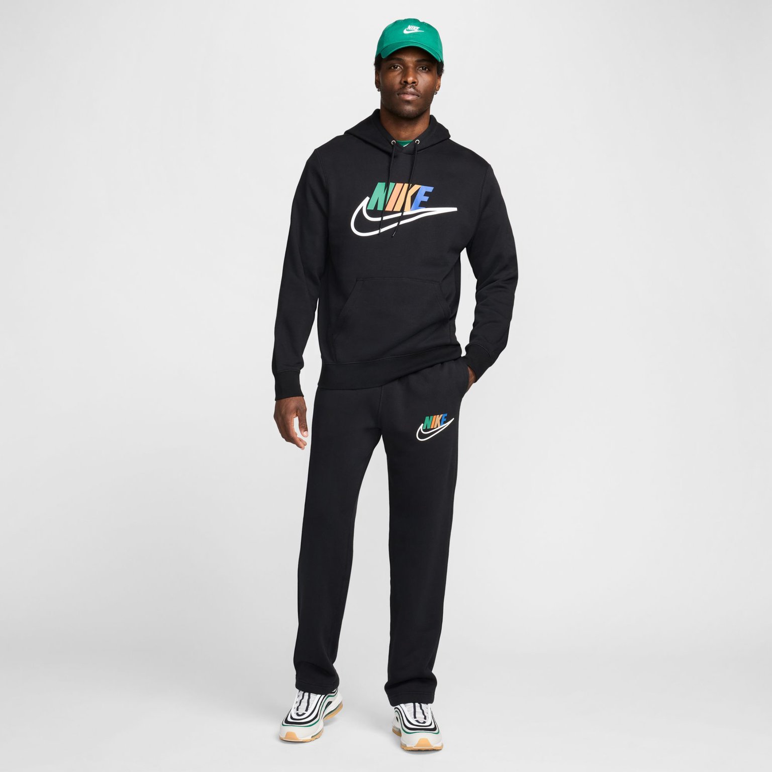 Nike Club Fleece M mjuksbyxor Svart