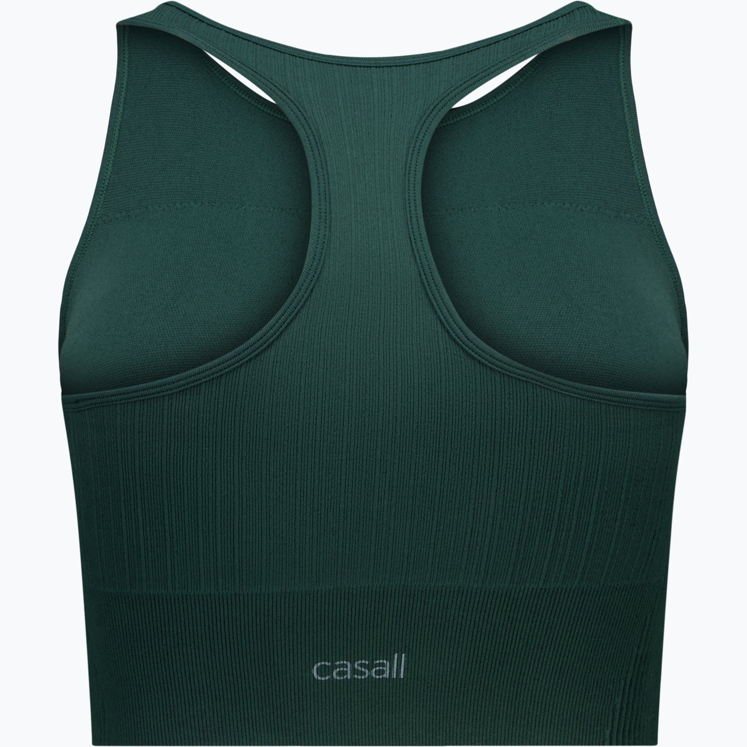 Casall Multi Rib Crop sporttopp Grön