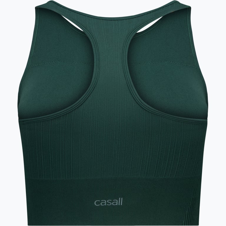 Casall Multi Rib Crop sporttopp Grön