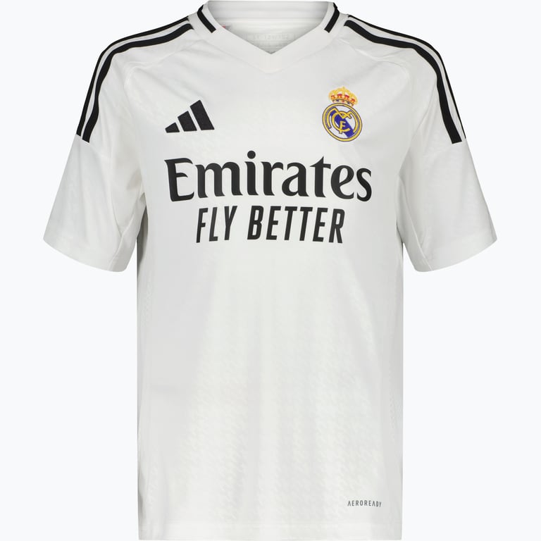 adidas Real Madrid Home 24/25 JR matchtröja Vit