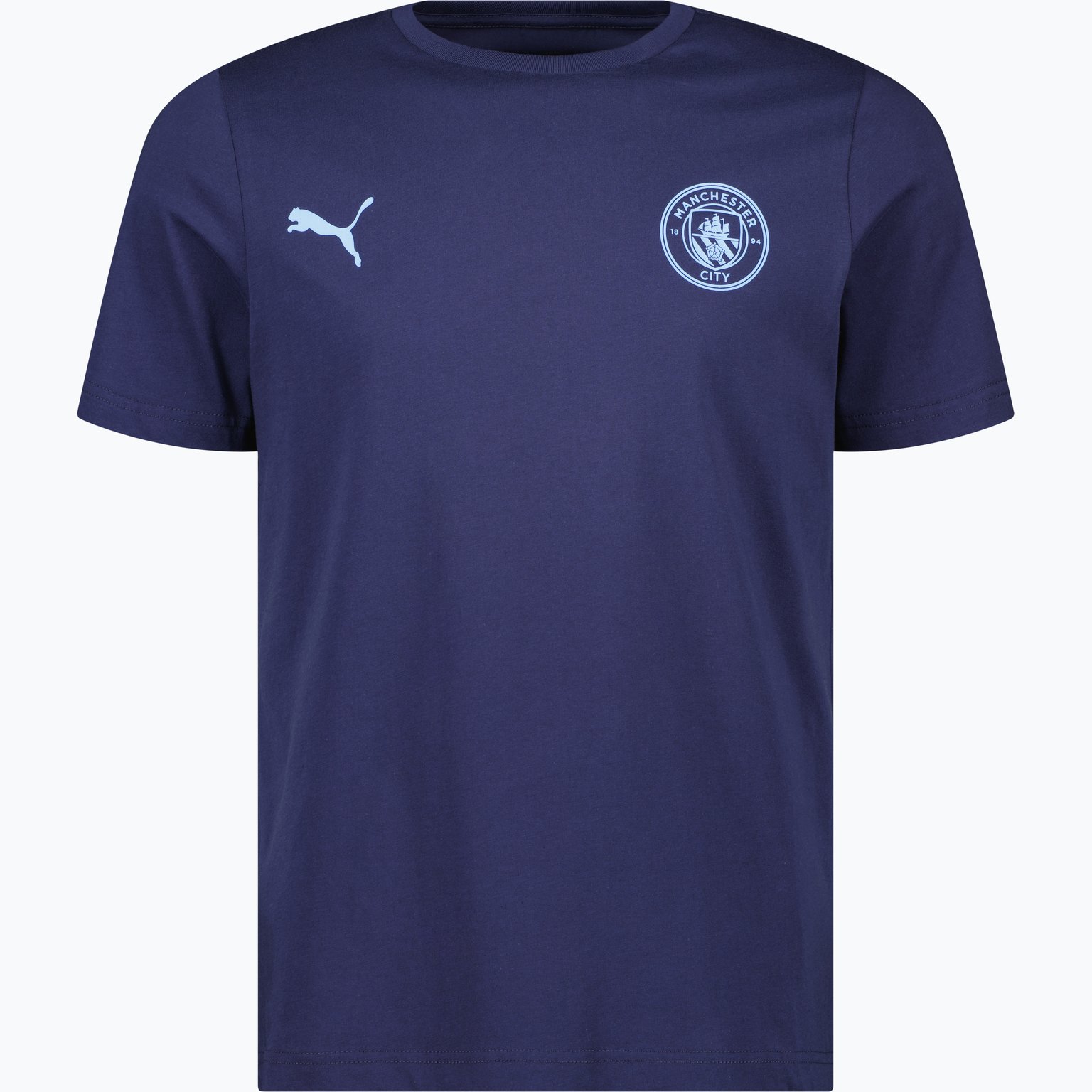 Puma Manchester City Essential t-shirt Blå