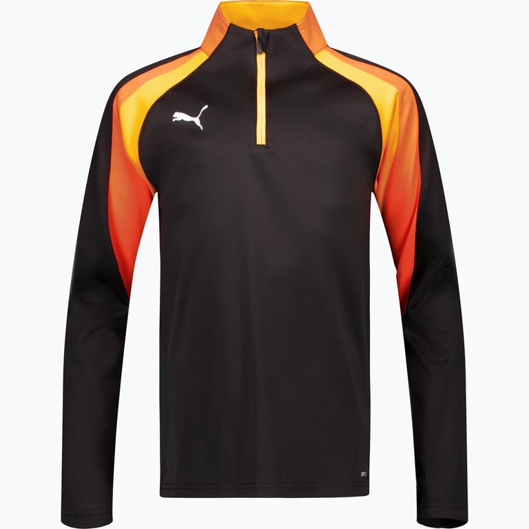 Puma individualLIGA 1/4 zip JR träningströja Svart