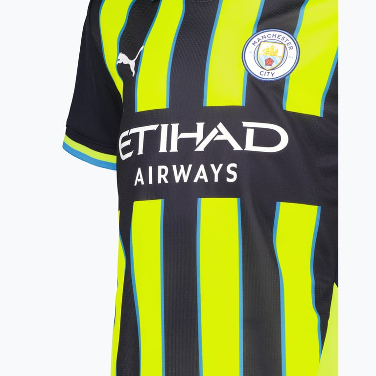 Puma Manchester City Away 24/25 JR matchtröja Svart