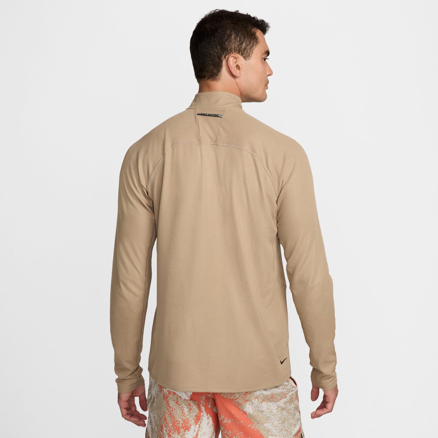 Nike Trail Dri-FIT 1/2 zip M träningströja Beige