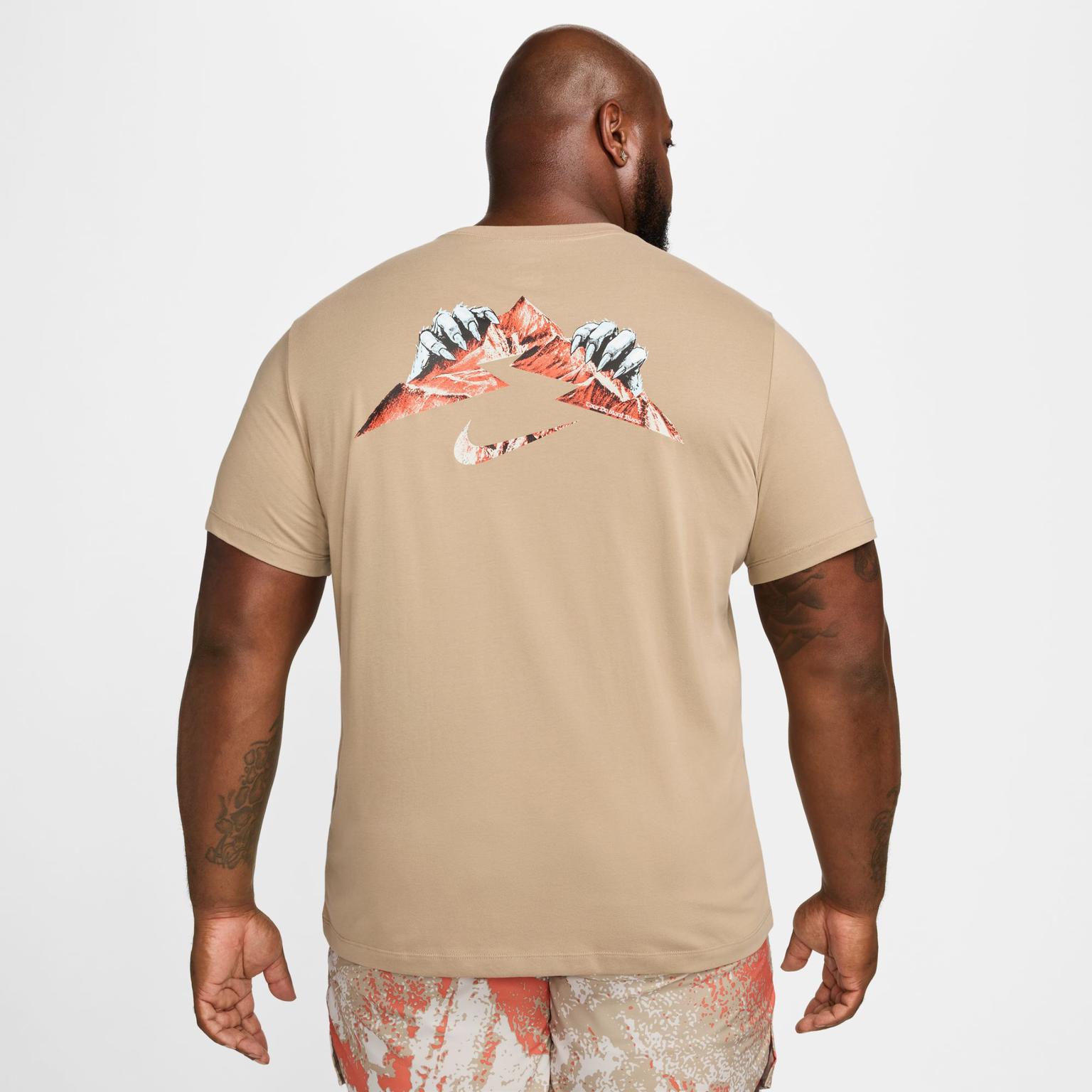 Nike Dri-FIT Running M löpar-tshirt Beige