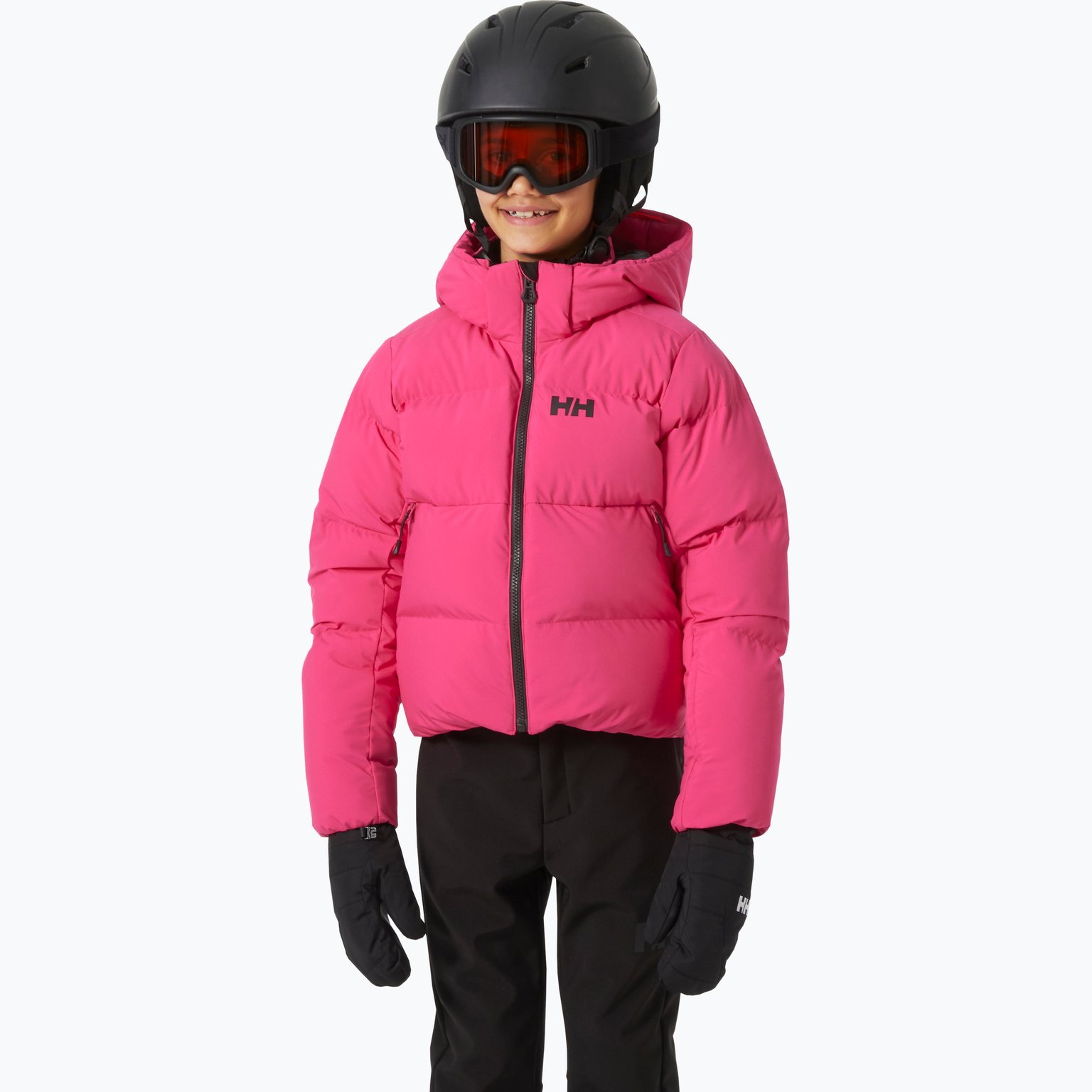 Helly Hansen Nora Short Puffy JR skidjacka Rosa