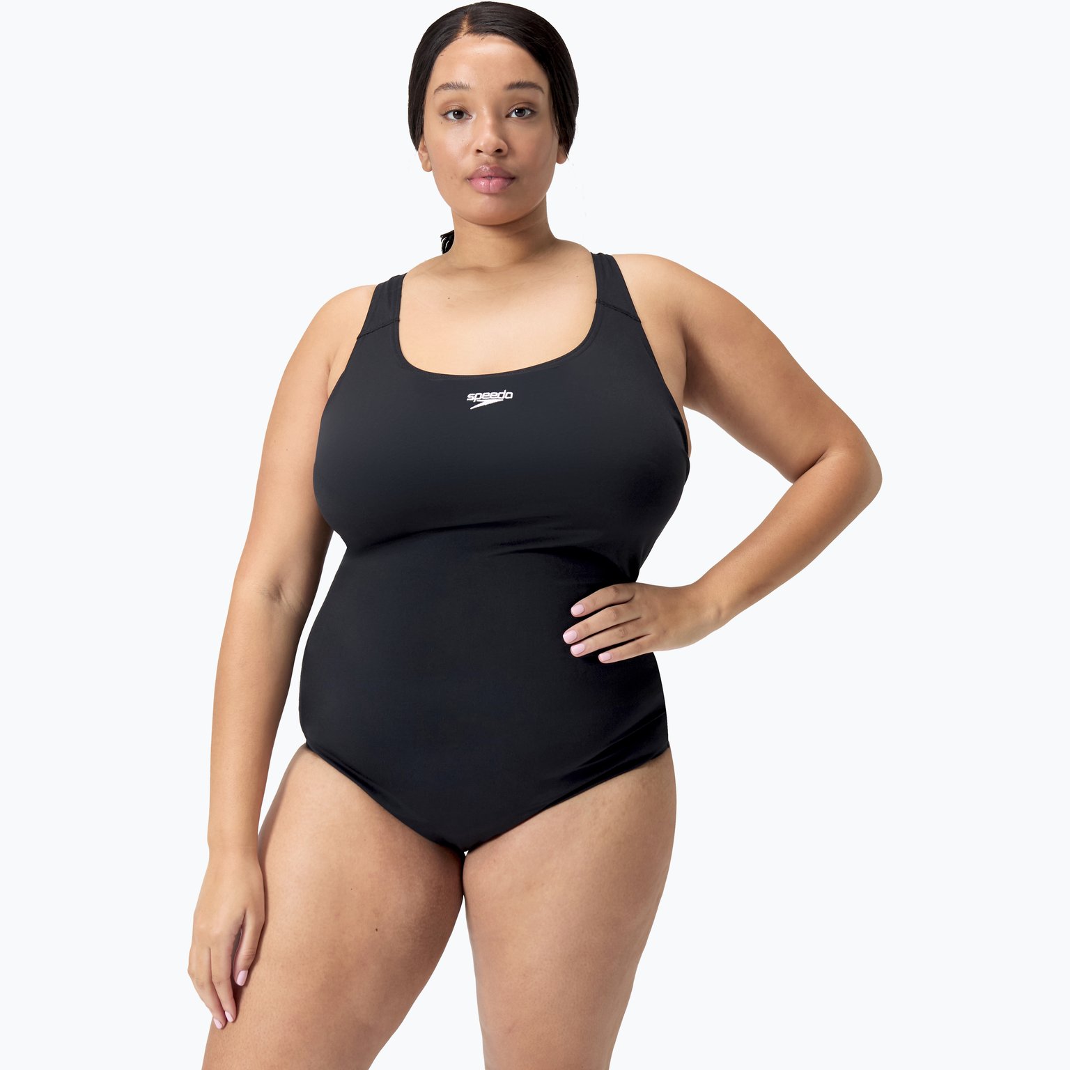 Speedo Endurance+ Medalist Plus Size baddräkt Svart