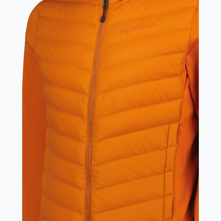 Peak Performance Frost Down Hybrid Hood M lättviktsjacka Orange