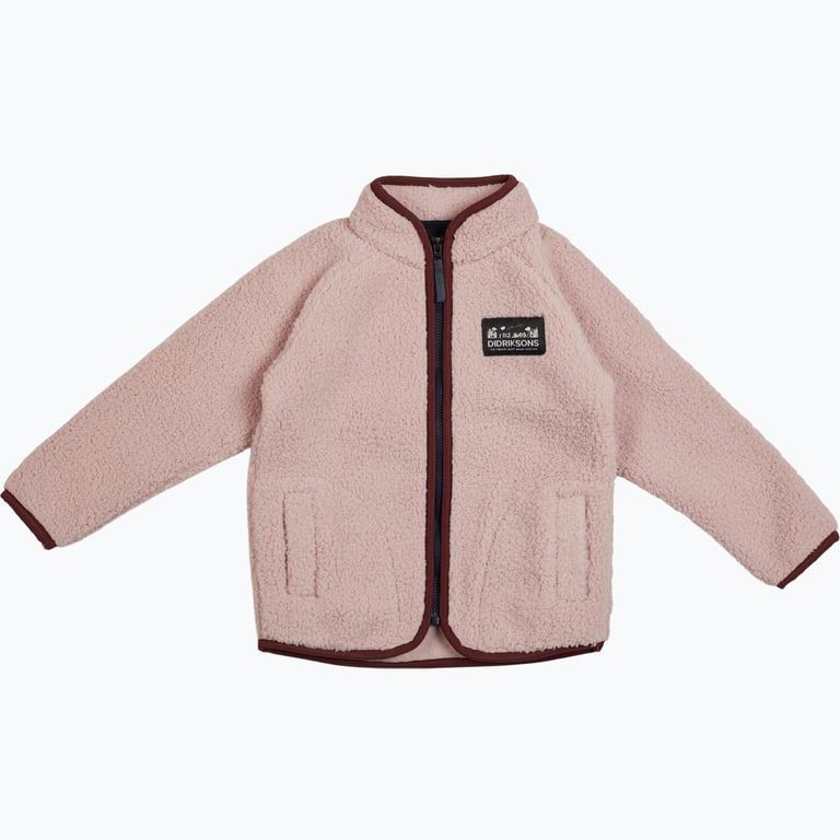 Didriksons Gibbs Full-Zip JR fleecetröja Rosa