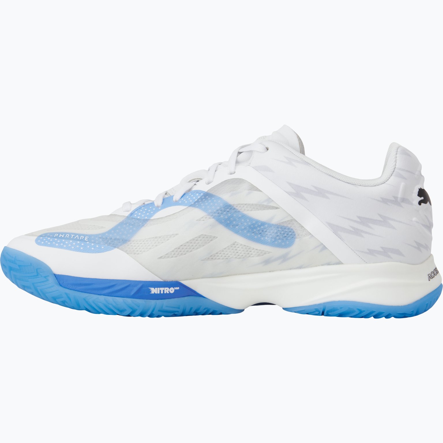 Puma Accelerate Nitro SQD M inomhusskor Vit