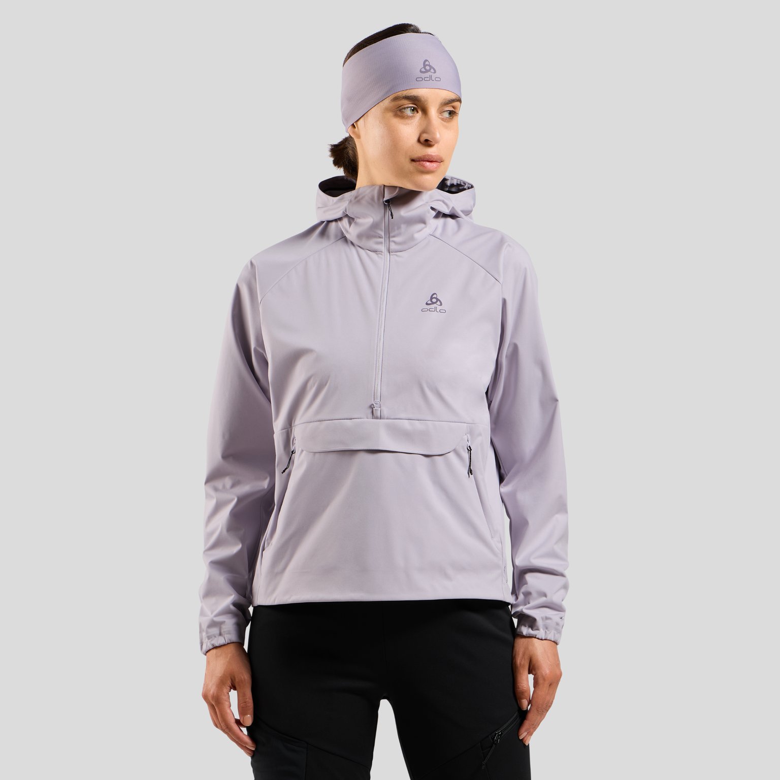 Odlo Zeroweight Pro Anorak W träningsjacka Lila