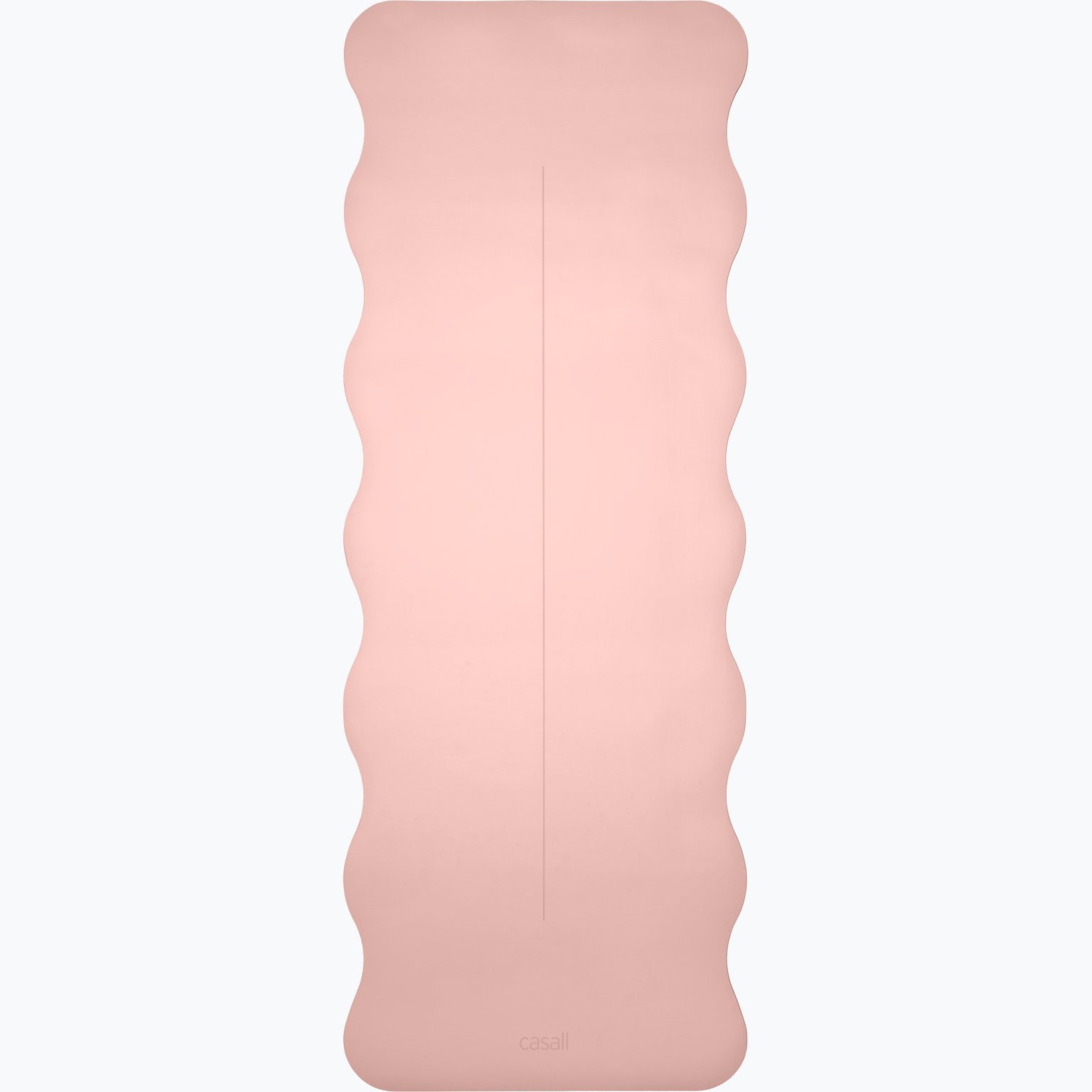 Casall Grip & Cushion III Scallop 5mm yogamatta Rosa