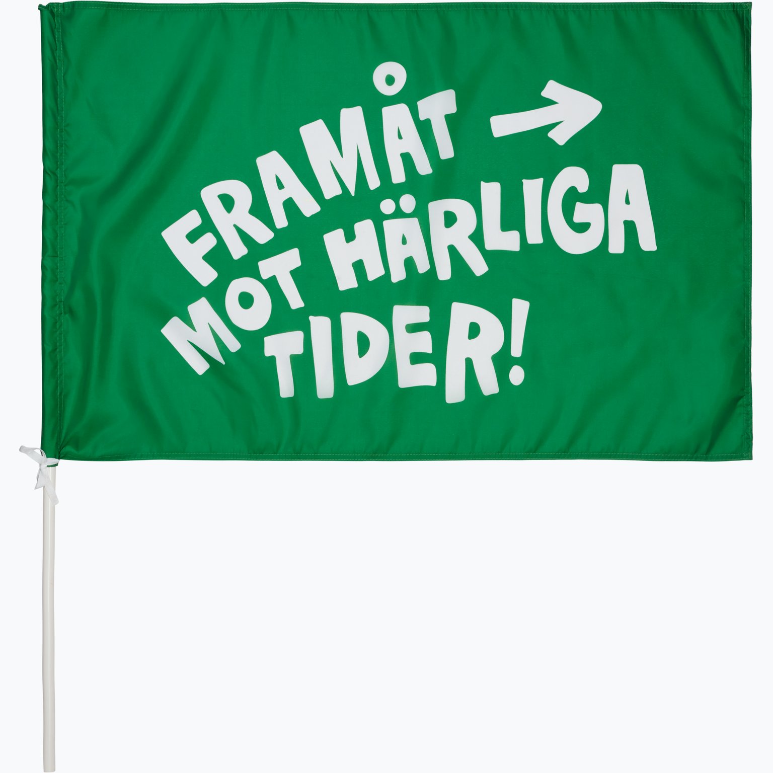 Hammarby  Framåt mot Flagga med pinne 90X60CM Grön