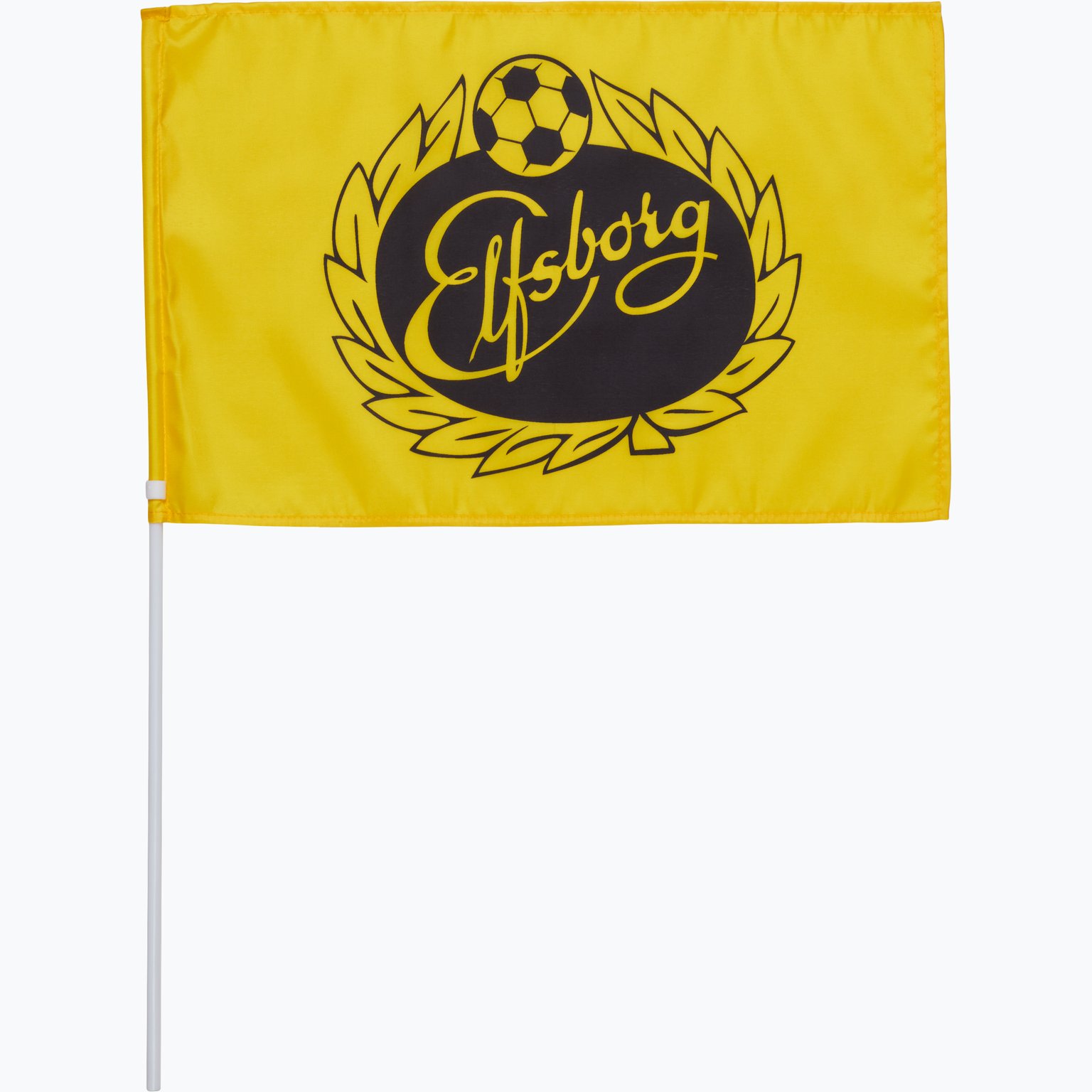 IF ELFSBORG Flagga med pinne Gul