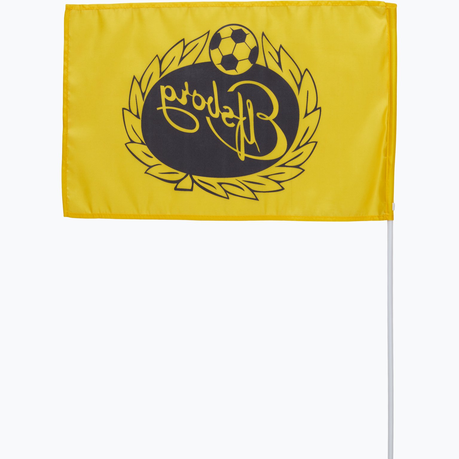 IF ELFSBORG Flagga med pinne Gul