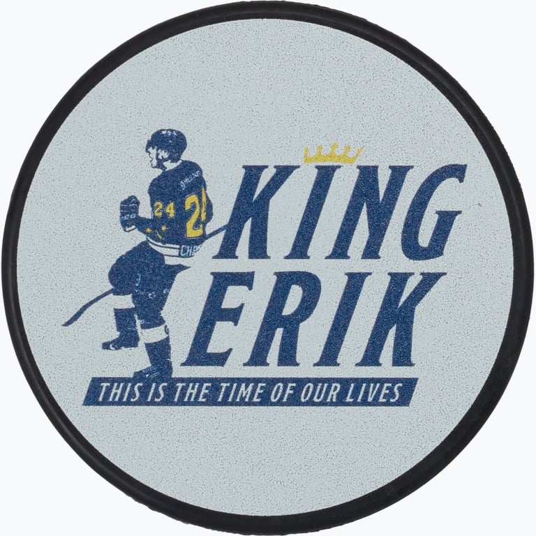 HV71 KING ERIK PUCK Vit