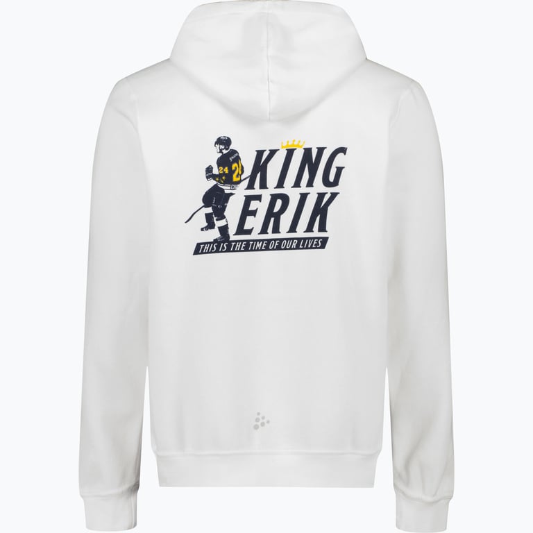 HV71 KING ERIK HOOD M Vit