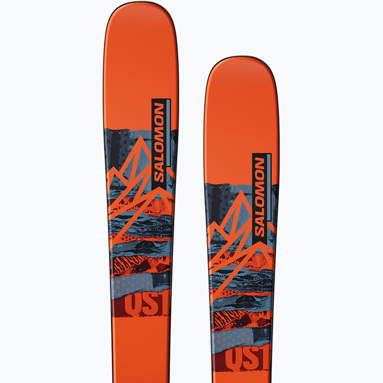 Salomon QST Spark M JR alpinskidor Orange