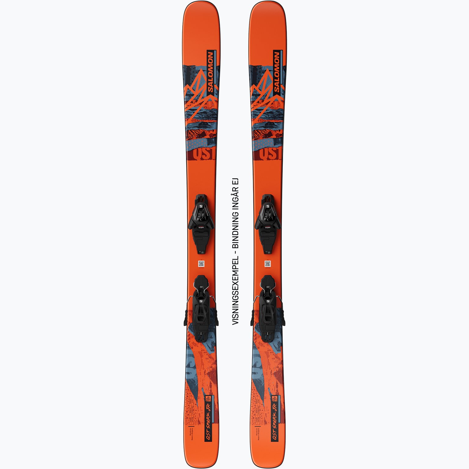 Salomon QST Spark M JR alpinskidor Orange