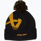 färgalternativ för Svart Bauer Hockey Intarsia Knit Pom mössa