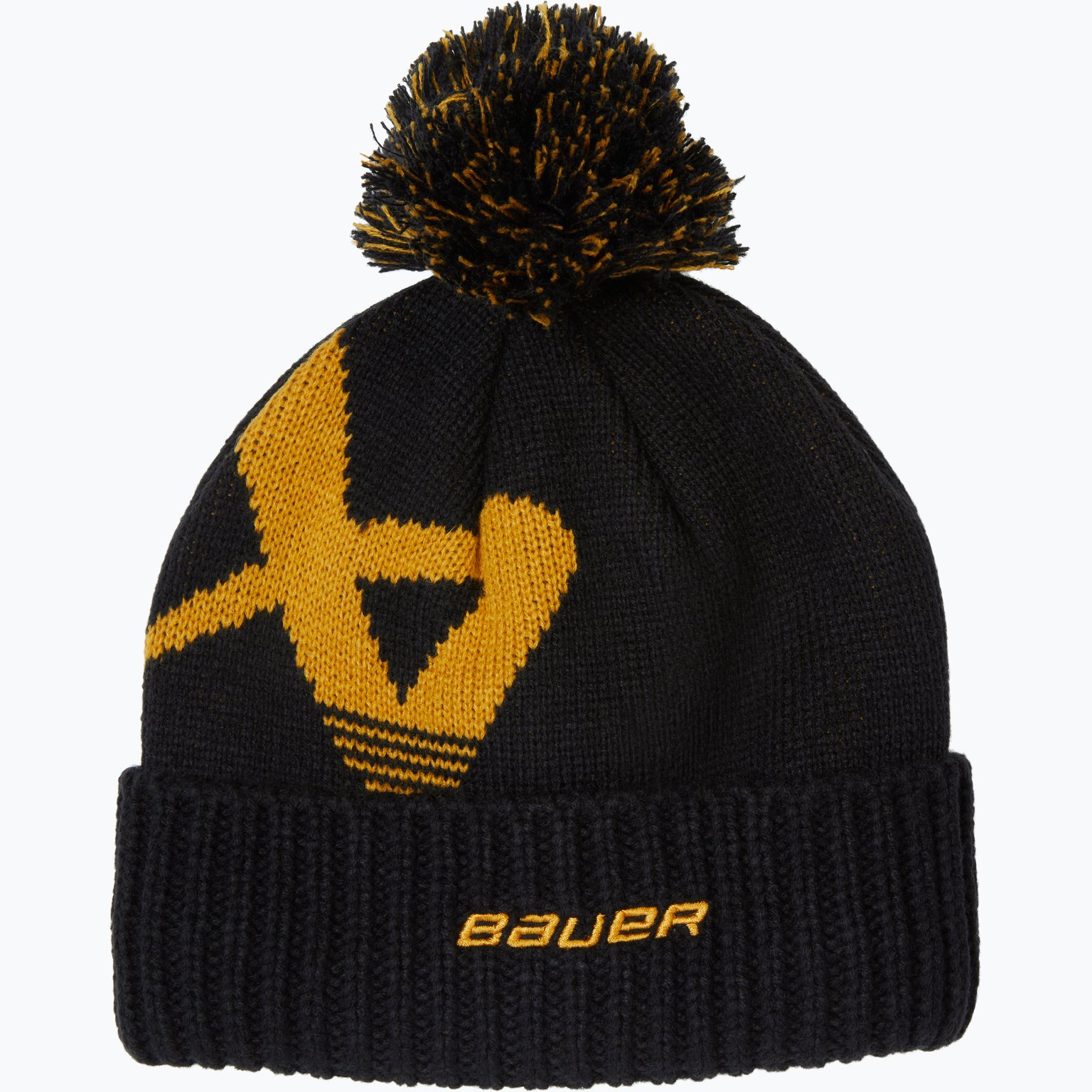 Bauer Hockey Intarsia Knit Pom mössa Svart