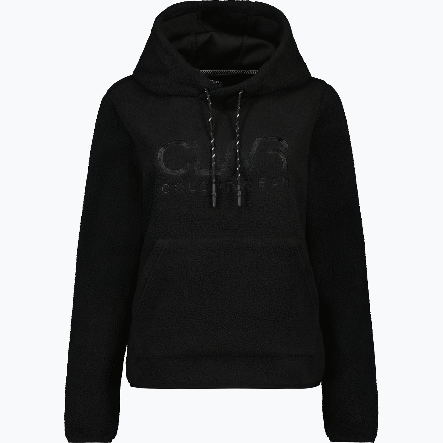 ColourWear Teddy Hood 2.0 W fleecetröja Svart