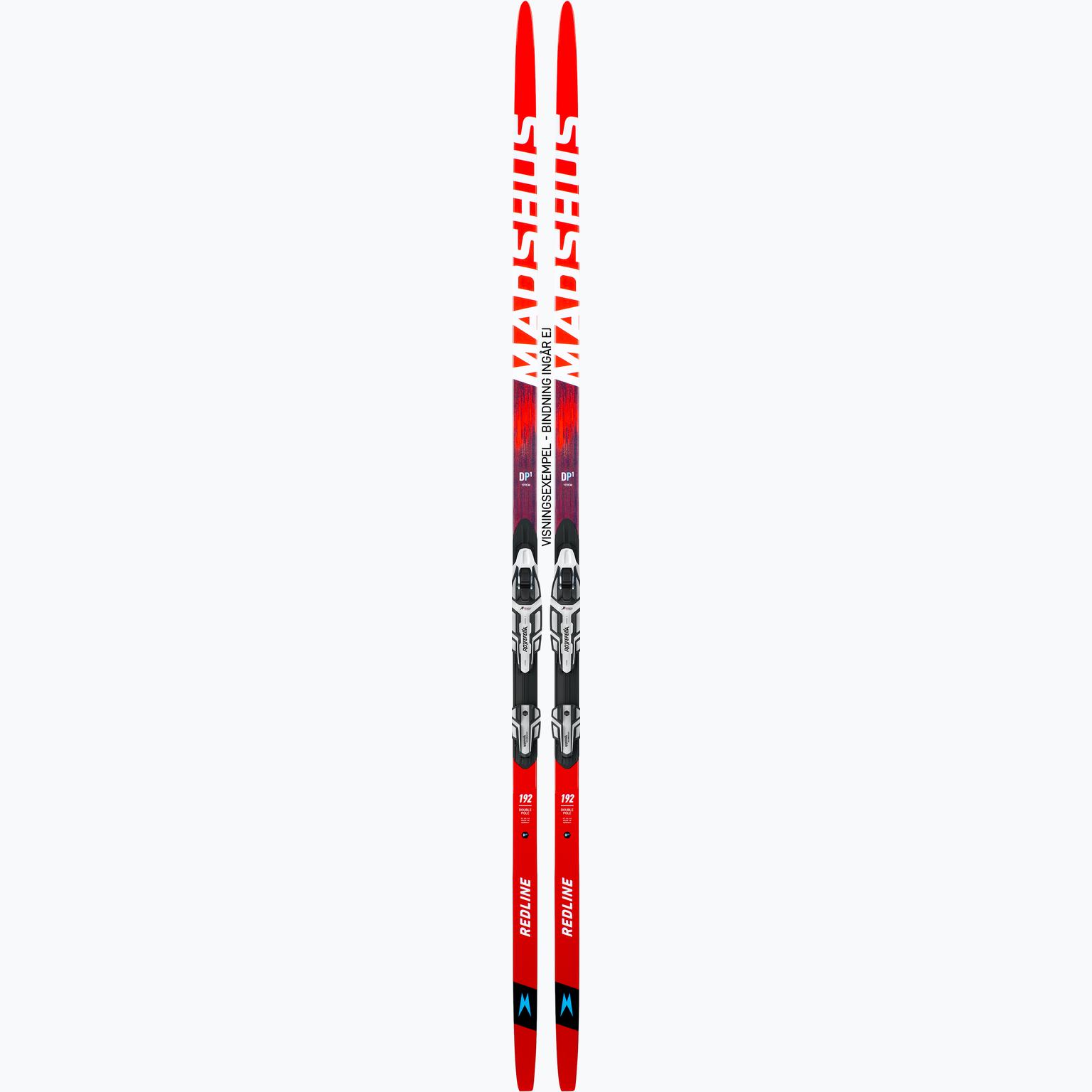 Madshus Redline DP1 längdskidor Röd